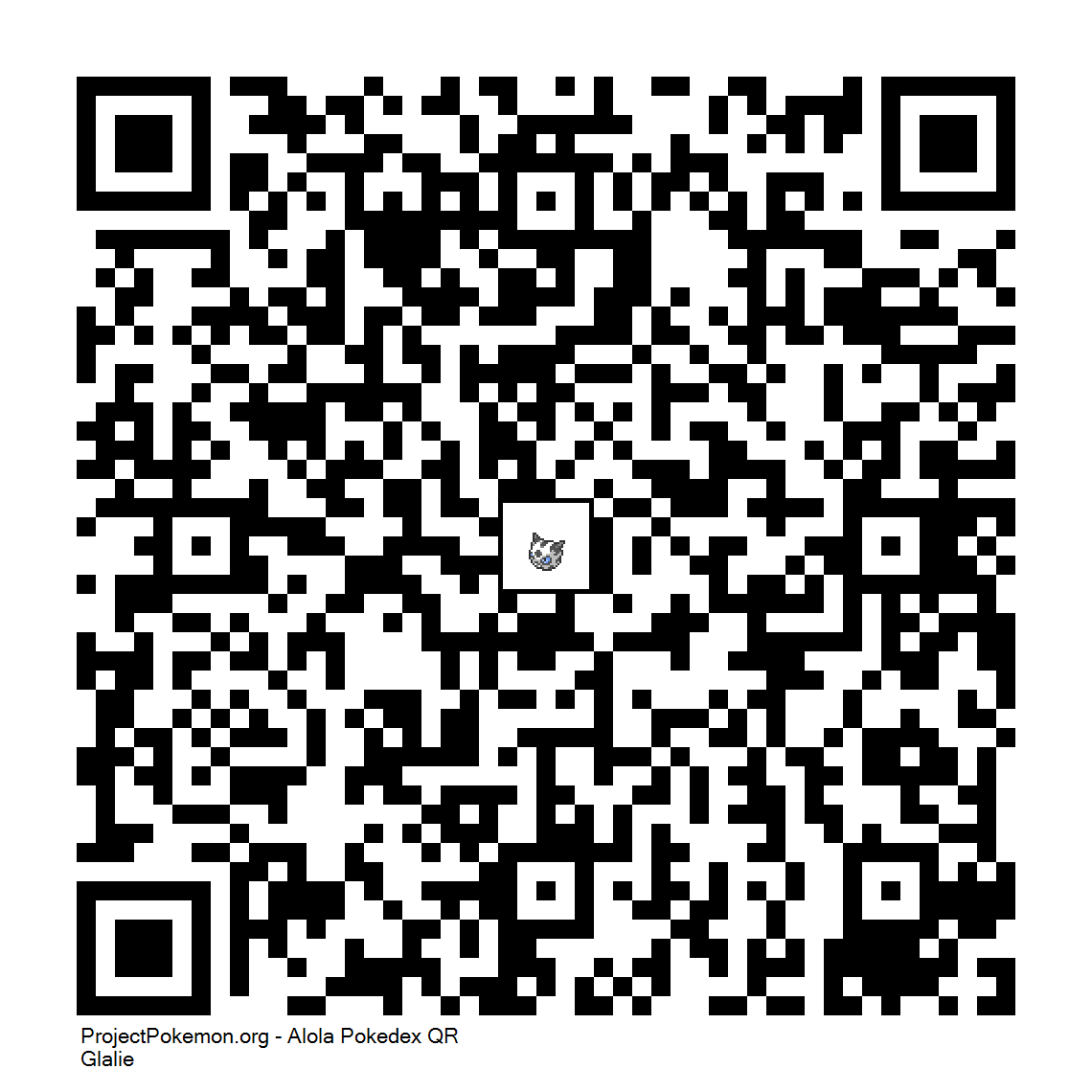 Cdigo QR de Glalie